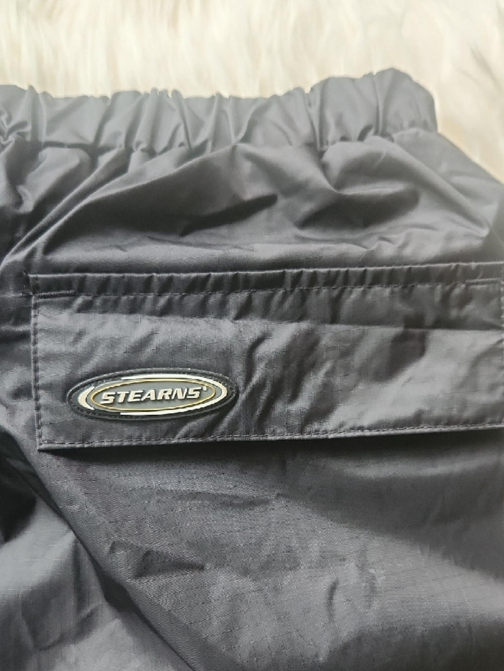 Men's Stearns "DryWear" Black Waterproof Pants Medium - Picture 4 of 10